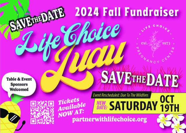 life choice luau SAVE postcard 924